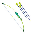 Arco in Fibra di Vetro per Bambini 96 cm e 3 Frecce a Ventosa