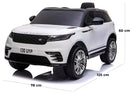 Macchina Elettrica per Bambini 12V con Licenza Range Rover Velar Bianca