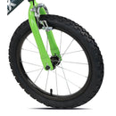Bicicletta per Bambini 16" BMX Freni Caliper e Stabilizzatori in Acciaio Hi-Ten Verde