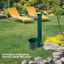 Fontana da Giardino con Doppio Rubinetto Belfer 42/ARRF Bianco