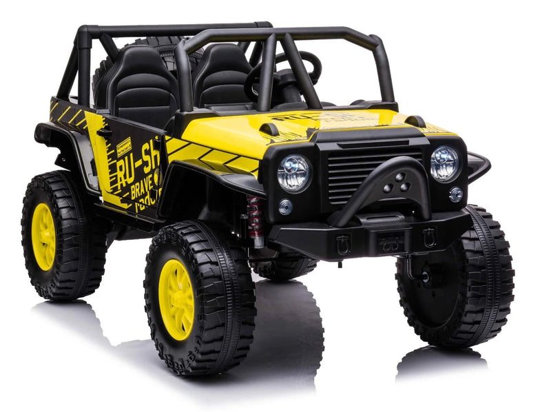 Macchina Elettrica per Bambini 24V 2 Posti Desert Giallo