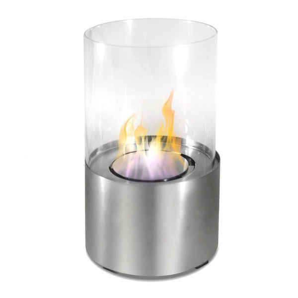 sconto Bioethanol-Tischkamin Ø16x29 cm Oxford-Stahl
