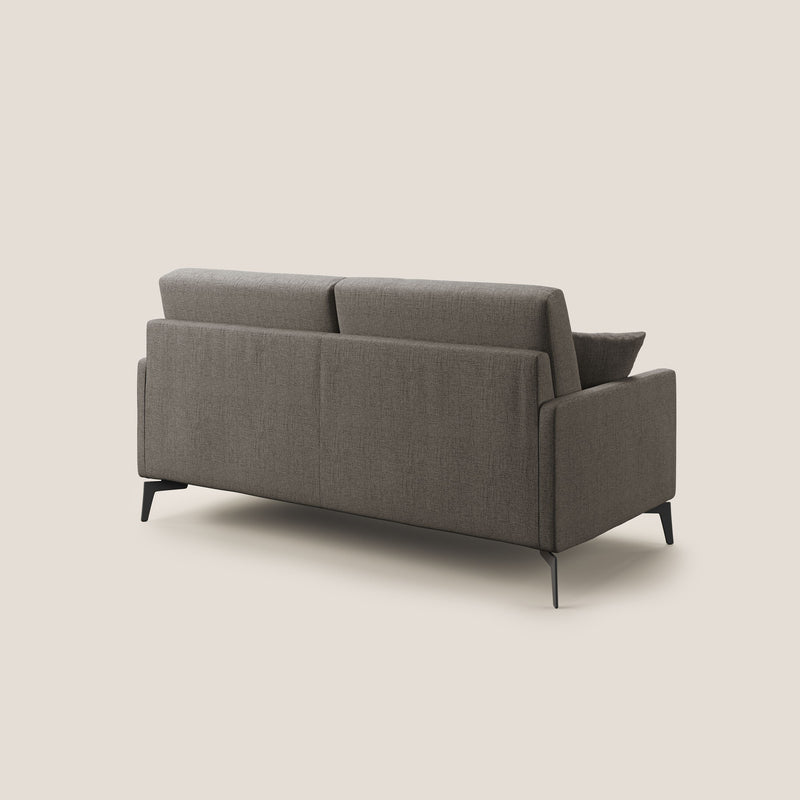 Divano 2 Posti 160x94x90 cm in Tessuto Talpa