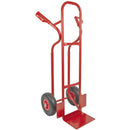 Carrello Portapacchi Portata Max 250Kg con Ruote in Acciaio Rosso      