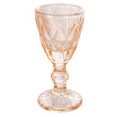 Set 6 Tazzine per Liquori Liquorini Prisma Provence in Vetro VdE Tivoli 1996 Viola