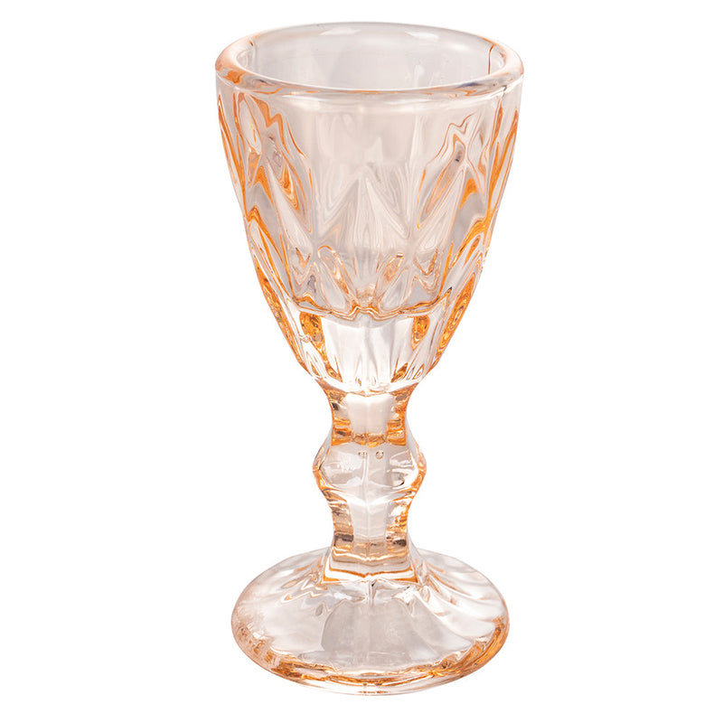 Set 6 Tazzine per Liquori Liquorini Prisma Provence in Vetro VdE Tivoli 1996 Viola