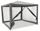 Gazebo da Giardino con Zanzariera 3x3 mt Soriani Dakar Tortora