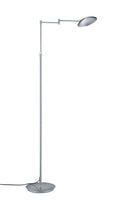 Piantana da Interno a LED in Metallo Nickel Opaco