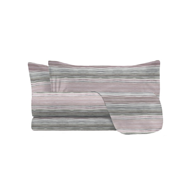 sconto Set Lenzuola con Stampa Sopra Sotto e Federe Linea River Rio Gold Varie Misure