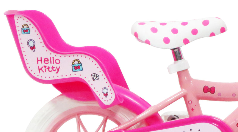 Bicicletta per Bambina 12" 1 Freno Gomme in EVA Hello kitty Rosa