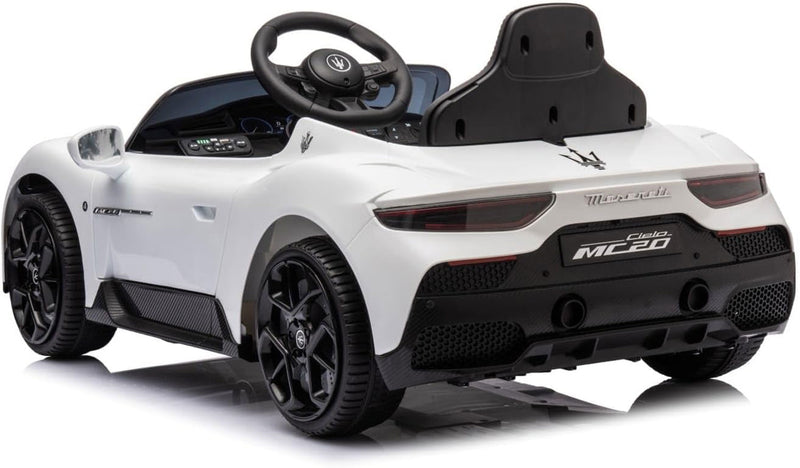 Macchina Elettrica per Bambini Licenza Ufficiale Maserati 10,8V 5Ah Bianco      