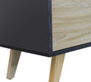 Mobile Elton 150x39,5x75 h cm in Truciolare bilaminato Antracite