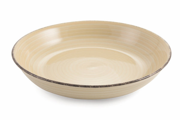 online Niedrige Ø27x5 cm Salatschüssel aus Steingut Villa d'Este Home Tivoli Baita Spring Beige