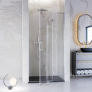 Porta Parete Doccia 1 Anta Battente in Cristallo Trasparente 8mm H195 Bonussi Isabel Varie Misure