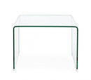 Tavolino Iride Quadrato con Vetro 60x60 in Vetro