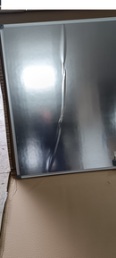 Lavagna per Ufficio Magnetica 200x100 cm in Alluminio Silver Seconda Scelta