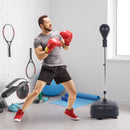 Punching Ball Sacco Boxe da Terra con Guantoni 
