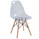 Set 4 Sedie 45,5x53,5x81,2 cm in Polipropilene Betty  Grigio