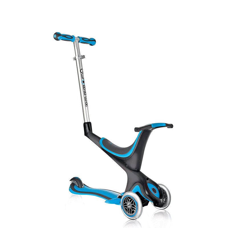 Monopattino Passeggino Triciclo a 3 ruote Evo 5 in 1 Globber Azzurro