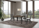 Tavolo Allungabile 110-194x70x77 cm Paxon Noce e Antracite