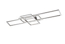Plafoniera da Interno a LED in Metallo Nickel Opaco