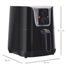 Friggitrice ad Aria Calda Capacità 4L 1300W 36 x 28 x 31,5 cm