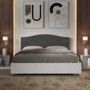 Letto Matrimoniale Grace Grigio Varie Misure