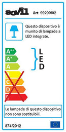Applique da Esterno a LED in Basso Sovil Royal Bianco