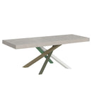 Tavolo Allungabile 180/440x90 cm Volantis Premium Cashmere Gambe Multicolore 4/A      