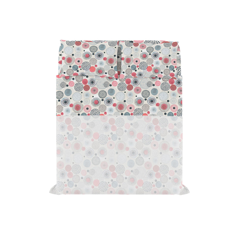 Set Lenzuola con Stampa Sopra Sotto e Federe Linea River Elba Varie Misure