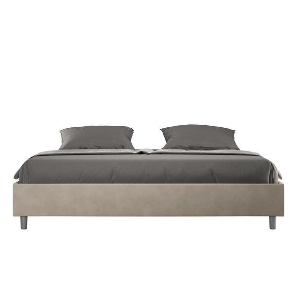 sconto Letto Matrimoniale Extra Large Azelia Sabbia Varie Misure