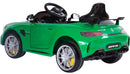 Macchina Elettrica per Bambini 12V con Licenza Mercedes GTR AMG Nera