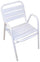 Gartenstuhl aus Aluminium Vorghini Calipso White
