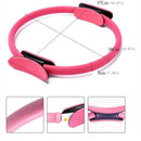 Anello Fitness di Resistenza 38 cm per Pilates Yoga Rosa
