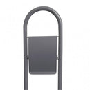 Porta rotolo Porta scopino bagno 22x81 cm Grigio