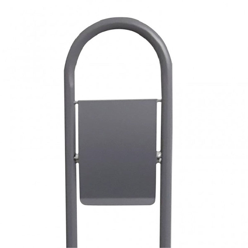 Porta rotolo Porta scopino bagno 22x81 cm Grigio