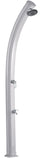 Garden Solar Shower 33L Metallic Aluminium Mixer und Fußwascher