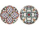 Set 2 Piatti Pizza Ø33x2 cm  in Porcellana VdE Tivoli 1996 Barrio 