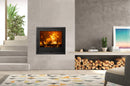 Inserto a Legna da Incasso 7,1 kW 59,4x61,7x39,6 cm HS Nero