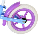 Balance Bike Bicicletta Senza Pedali per Bambini 12" Licenza Disney Frozen Azzurro e Lilla