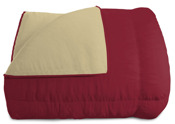 online Doubleface Winterdecke 300gr Bordeaux/Creme