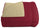 Doubleface Winterdecke 300gr Bordeaux/Creme