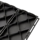 Set 9 Mattonelle a Incasto Effetto Legno 30x30x2 cm  Deck Nero