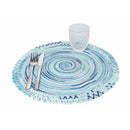 Set 6 Tovagliette Ø44x0,5 cm  in Polipropilene VdE Tivoli 1996 Shades of ocean