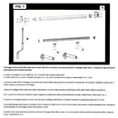 Tenda da Sole a Caduta 2x2,5m Tessuto in Poliestere Disegno P3011