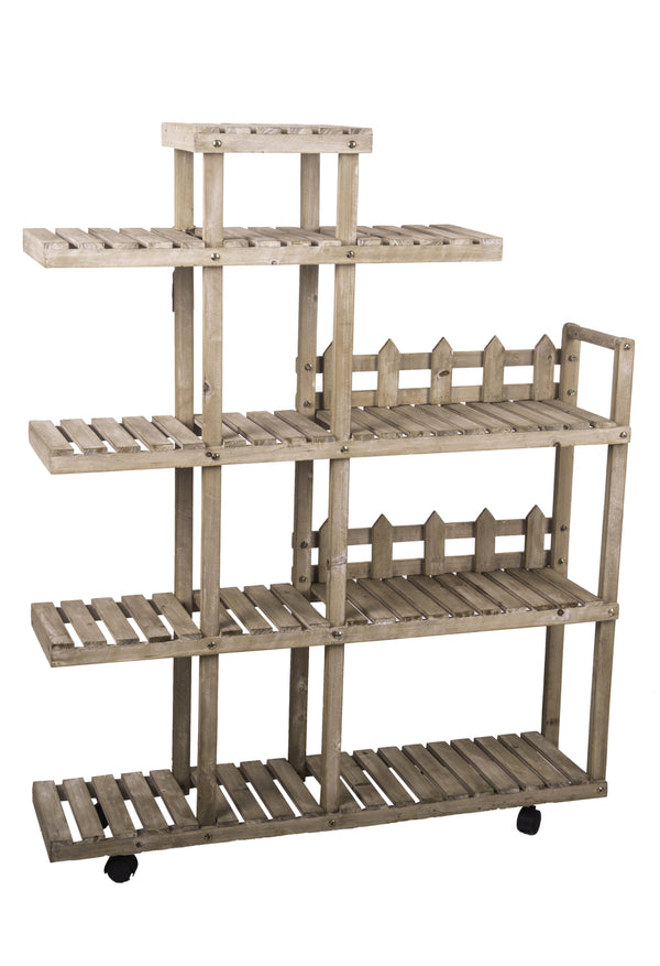 Scaffale Portavasi 5 Livelli H 110 cm Legno online