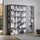 Libreria Moderna 5 Ripiani 178x36x204 cm in nobilitato Grigio