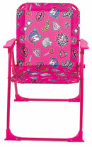 Set 4 Sedie Mare Spiaggine Pieghevoli per Bambini Soriani Oxford Glamour