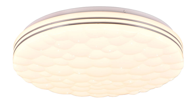 Plafoniera da Interno a LED in Plastica Bianco Opaco