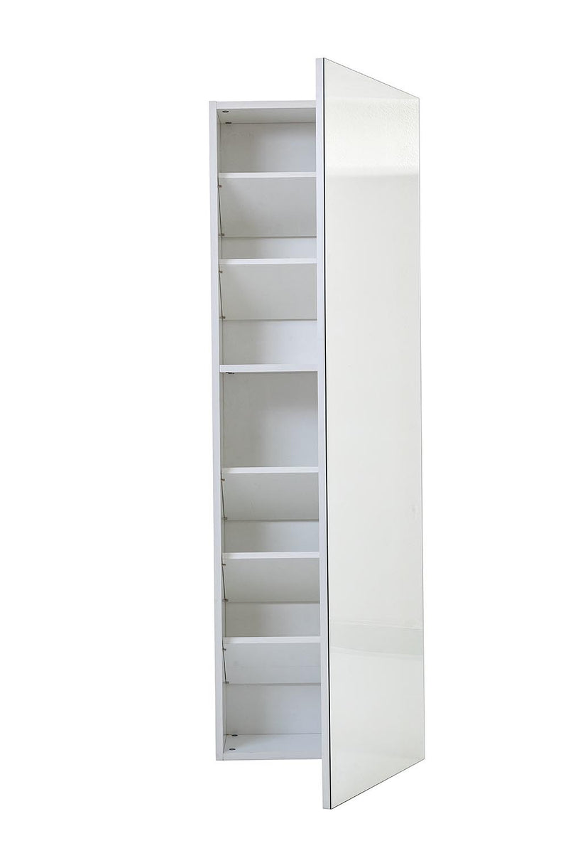 Scarpiera Libreria 5 Ripiani in Melaminico 88,5x25x160cm TFT Sc Bianca Specchio